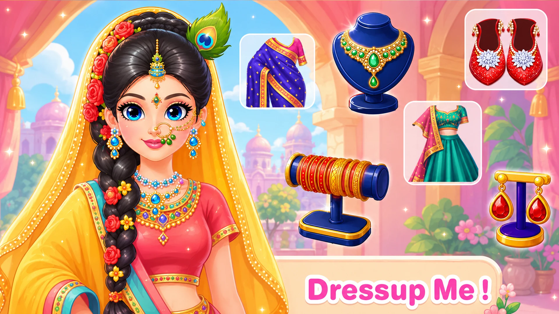 Radha Traditional Makeover screenshot