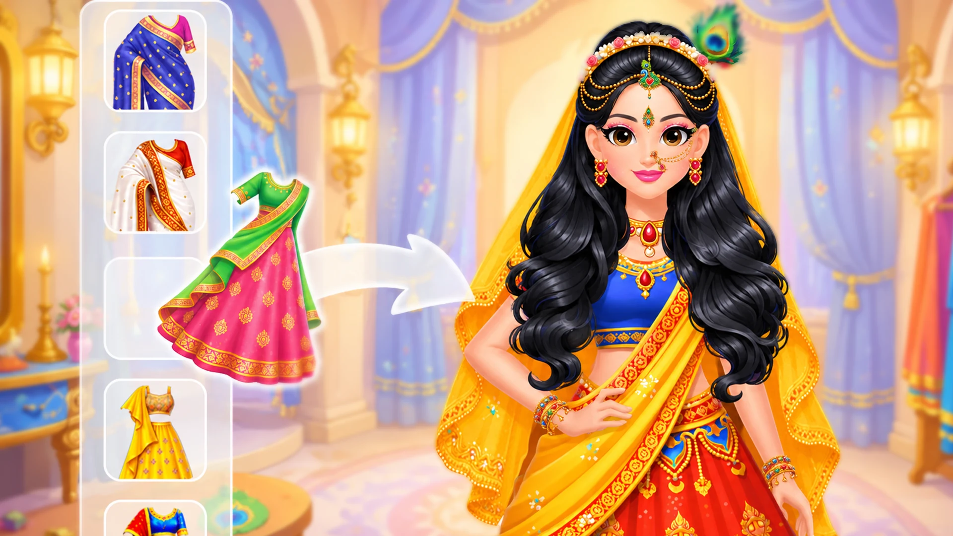 Radha Traditional Makeover screenshot