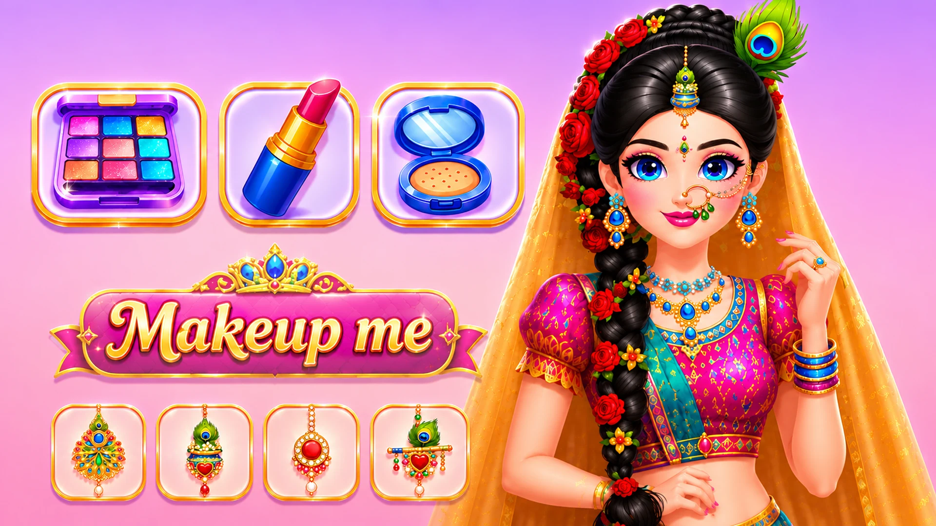 Radha Traditional Makeover screenshot